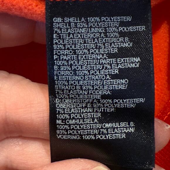 The North Face Mens XL Quarter Zip Pullover in a Red/Orange - Picture 5 of 7